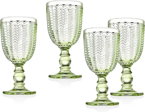 Miniatura 4 de Godinger Copa de vino tinto, copa de vino, copa de tallo, copa de copa de copa de copa – rosa – 10 onzas, juego de 4