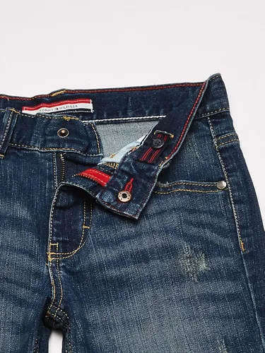 Miniatura 4 de Tommy Hilfiger Boys' Big Revolution Slim Straight Leg Stretch Jean