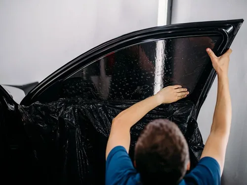 Miniatura 5 de Rvinyl Kit de tinte de ventana compatible con Honda Civic 2006-2011 Coupé - Negro 35% - Película de una sola capa sin burbujas - Kit completo