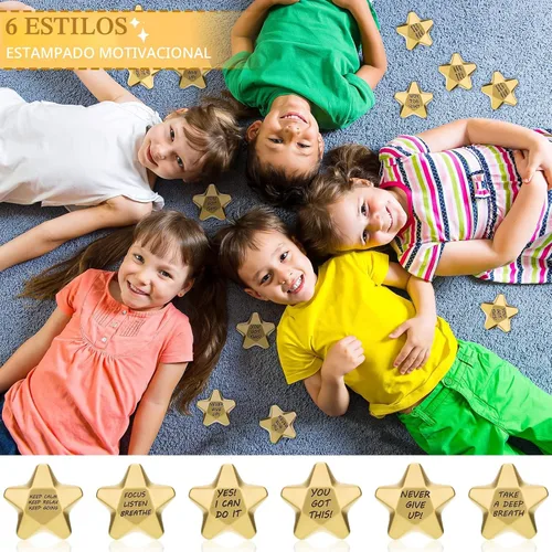 Miniatura 6 de Deekin 36 bolas de estrés con forma de estrella, minibolas de espuma, juguetes para aliviar el estrés para adolescentes y adultos, rellenos