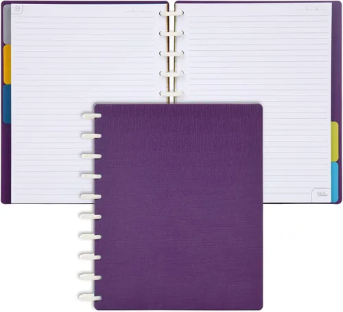 Miniatura 75 de Talia - Cuadernos de notas con tapas, planificador, personalizables, (Azul de Verano, Junior (5.5 pulgadas x 8.5 pulgadas)) Azul verano