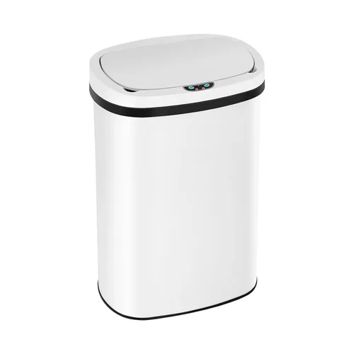 Miniatura 13 de Basurero automático de cocina de 13 galones con tapa, diseño sin contacto y silencioso con control de olores, para cocina dormitorio oficina