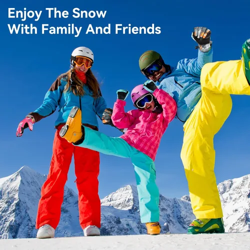 Miniatura 2 de Guantes para clima frío, guantes de esquí, guantes de nieve, guantes de invierno impermeables, hombres y mujeres, para padres e hijos