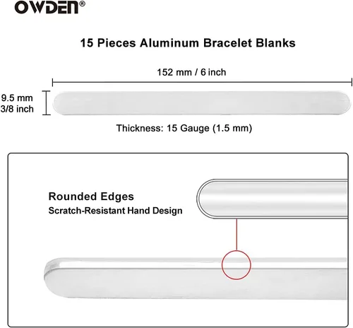 Miniatura 3 de OWDEN Pulsera en blanco