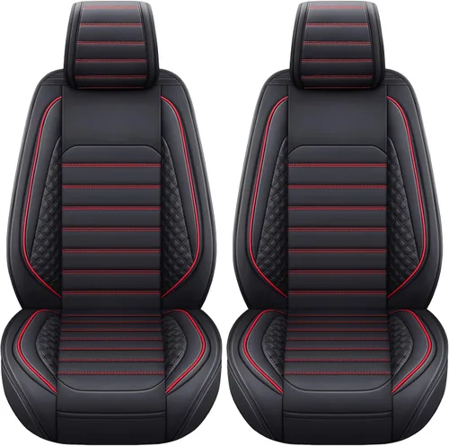 Miniatura 9 de YIERTAI Fundas de asiento de coche para asientos delanteros F150 2009-2022 y 2017-2022 F250 F350 F450 2017-2022 protectores de cojín de cuero