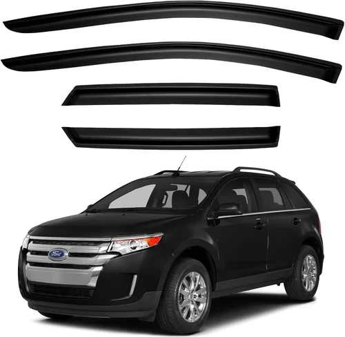 Miniatura 234 de YQAUTEC Viseras de Ventana Protectores de Lluvia para Honda Civic 2022 2023 2024 2025 2026, Deflectores de Viento de Ventilación de Ventana Fuera