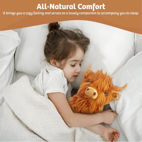 Miniatura 3 de Juguete de peluche de vaca Highland - Animal de peluche marrón de vaca Highland - regalo para niñas y niños
