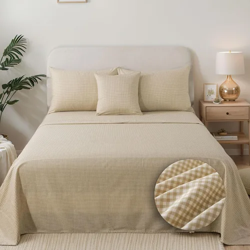 Miniatura 39 de FADFAY Juego de sábanas de cama tamaño King 100% algodón, color verde salvia, patrón floral de rosas rojas de campo francés, ropa de cama de lujo