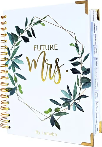 Libro de planificación de bodas, libro de planificación de bodas y organizador para la novia, regalo de compromiso de futura señora, tapa dura,