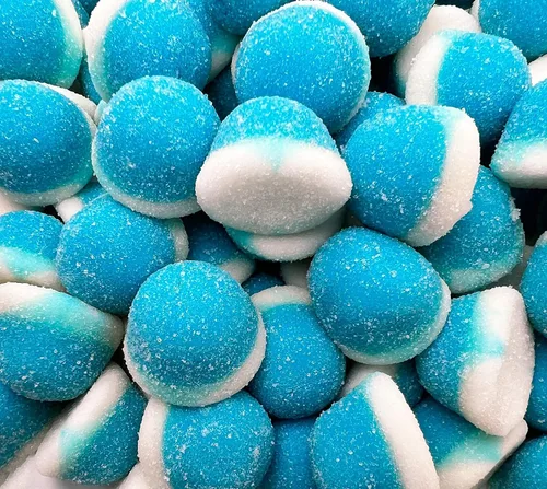 Blue Raspberry Puffs - Paquete a granel de 2 libras - It's a Boy Baby Shower Gummy Candy - Revela de género