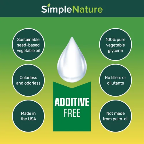 Miniatura 4 de SimpleNature Glicerina vegetal 100% pura – 4 galones – Natural puro grado alimenticio y cosmético para cuidado de la piel, cuidado del cabello