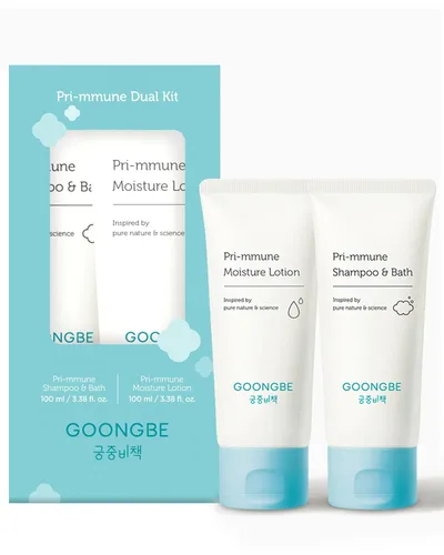Miniatura 11 de GOONGBE Baby Skincare Travel Set - Cuidado de la piel coreano para bebés y baño esenciales - Champú y baño, loción Moisutre, crema - Hidratante