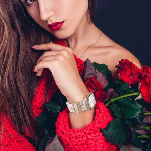 Miniatura 7 de Anillos decorativos compatibles con Apple Watch de 1.496 pulgadas, 1.575 pulgadas, 1.614 pulgadas, 1.654 pulgadas, 1.732 pulgadas, 1.772 pulgadas