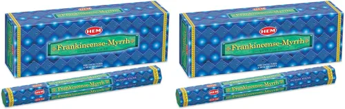 Miniatura 21 de Hem Varas de incienso de olíbano y mirra - 120 unidades Aromaterapia natural que purifica el aire Fragancia calmante y purificadora Perfecto