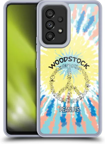 Miniatura 70 de Head Case Designs Funda de gel Woodstock 50th con licencia oficial de Peanuts Snoopy Guitar 1969 [protección de grado militar] compatible