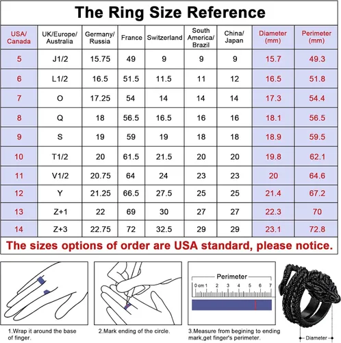 Miniatura 6 de FaithHeart Anillos de dragón punk para hombres y mujeres, acero inoxidable, chapado en oro de 18 quilates, joyería de mitología nórdica con delicado