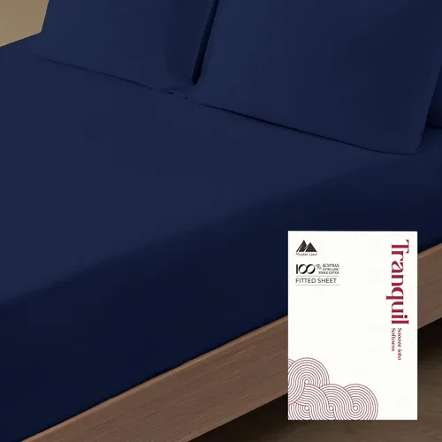 Miniatura 13 de Mayfair Linen - Sábana bajera ajustable de 100 % algodón egipcio de 800 hilos, tamaño Twin, con bolsillo profundo de 16 pulgadas, satén duradero