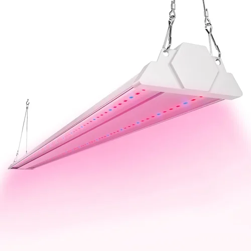 FREELICHT Paquete de 1 luz LED de crecimiento de 4 pies, 60 W (equivalente a 350 W), rojo azul (660 nm+460 nm) luces de crecimiento de espectro