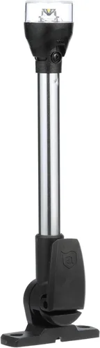 Miniatura 2 de Attwood 5557-PV12A7 - Luz de navegación plegable LED completa, base negra, 12 pulgadas