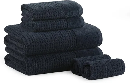 Miniatura 23 de Madison Park Spa Waffle - Juego de toallas de lujo 100 % algodón, tejido de gofre de textura premium, altamente absorbente, secado rápido, ropa
