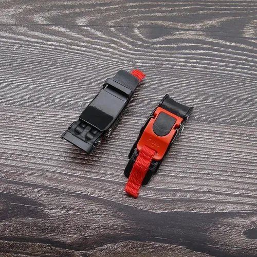 Miniatura 6 de 3x casco de motocicleta de liberación rápida clip de velocidad de barbilla correa de tracción hebilla de plástico aplicable ancho de banda 0.787 in