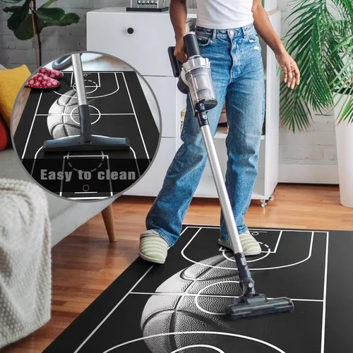 Miniatura 5 de Tapete para silla de oficina para suelo de madera dura, 36 x 48 pulgadas, alfombras de oficina para sillas rodantes de videojuegos, silla