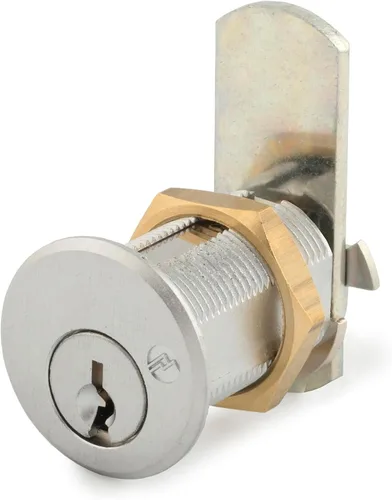 Olympus Lock Cerraduras de leva rekeyable DCN4 | Cerradura de llave cilíndrica 101 de 1-3/4 pulgadas, con llave igual | Cerraduras de gabinete