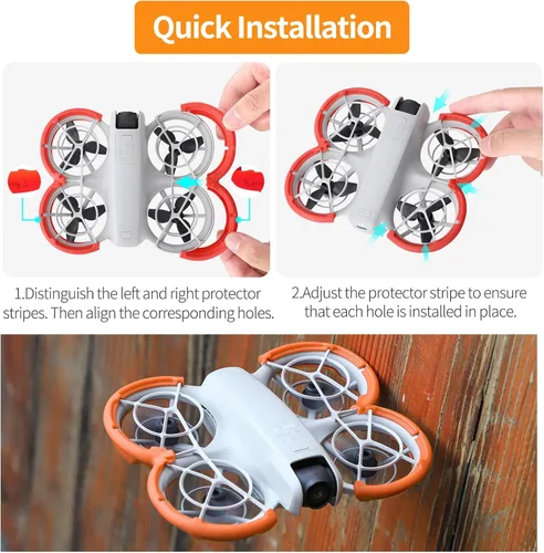 Miniatura 5 de Accesorios para protectores de parachoques para dron, protector de hélice protector de cardán protector de anillo anticolisión para accesorios DJI