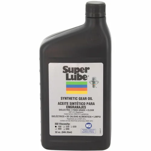 Super Lube Aceite sintético para engranajes – Aceite de maquinaria sintético resistente para camiones y mantenimiento de automóviles – Lubricante de