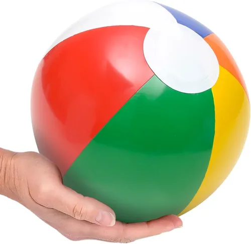 Miniatura 3 de Rhode Island Novelty Bola de playa multicolor de 12
