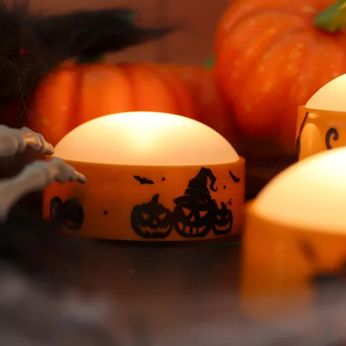Miniatura 4 de Luces de calabaza naranja