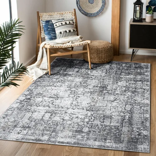 Miniatura 15 de Alfombra de área de 5 x 7, alfombra bohemia vintage, ultra suave, de pelo bajo, lavable, antideslizante, resistente a las manchas, alfombra impresa