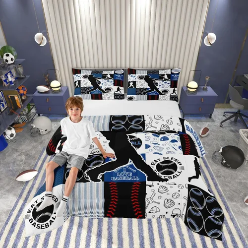 Miniatura 11 de Juego de edredón de caricaturas de autos para adolescentes, juego de ropa de cama de transporte urbano, ropa de cama para decoración del hogar