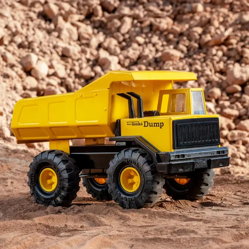 Miniatura 4 de Tonka Edición de coleccionista retro, fabricado con 2 veces más acero, juguete de construcción para niños, camión de metal, camión de juguete