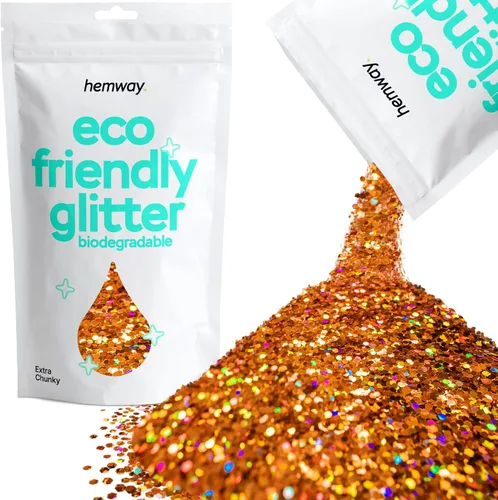 Miniatura 92 de Purpurina biodegradable, holográfica plateada, 3.5 onzas, respetuosa con el medio ambiente, extra gruesa, bioecológica, vegana para festivales
