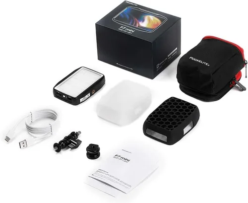Miniatura 7 de Falcon Eyes F7 Mini 5W RGB Pocket On Camera Light con función de adsorción magnética, batería recargable incorporada, control de aplicación