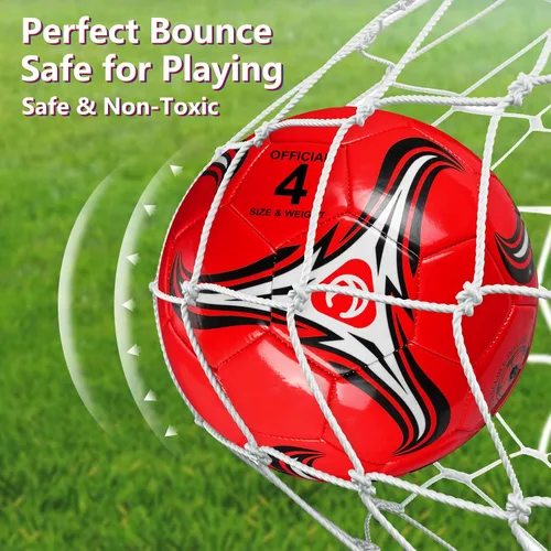 Miniatura 4 de Deekin Balón de fútbol a granel con bomba de tamaño 5/4/3 para interior y exterior, práctica deportiva, competición, accesorios de entrenamiento