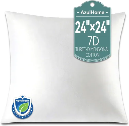 Miniatura 15 de Relleno de almohada de 16 x 16 pulgadas, almohadas para exteriores, resistentes al agua, relleno cuadrado para jardín, banco, patio, rellenos suaves