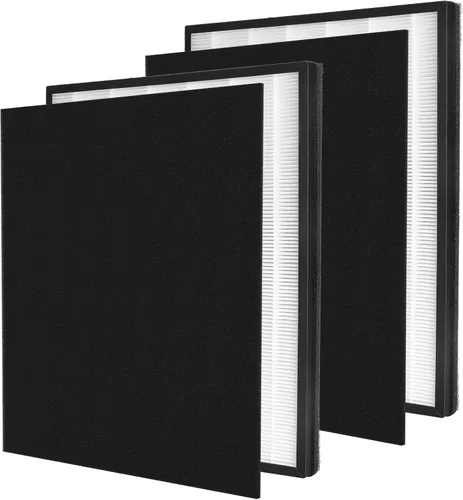 Miniatura 7 de IC-4524 Filtros de repuesto compatibles con el purificador de aire InvisiClean Claro IC-4524, 2 filtros principales, 1 filtro de carbón activado y 2