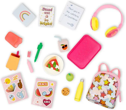 Miniatura 8 de Glitter Girls Accesorios para muñecas de 14 pulgadas - Juego de galletas navideñas - Juego de 23 piezas para hornear - Delantal, guante de horno