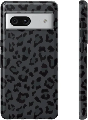 Miniatura 29 de Funda compatible con Google Pixel 7a, 2 en 1, delgada, resistente, híbrida, policarbonato duro, silicona suave, parachoques resistente