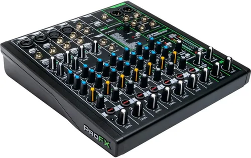 Miniatura 3 de Mackie PROFX10V3 Mezclador de efectos profesionales de 10 canales con paquete USB con auriculares Tascam cerrados Pro y estuche rígido Deco Gear
