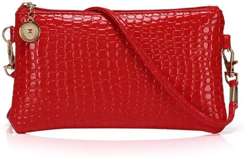Miniatura 8 de Bolsa de Mano con Cremallera para Mujer, Bolso Cruzado, Bolso de Hombro, Cartera