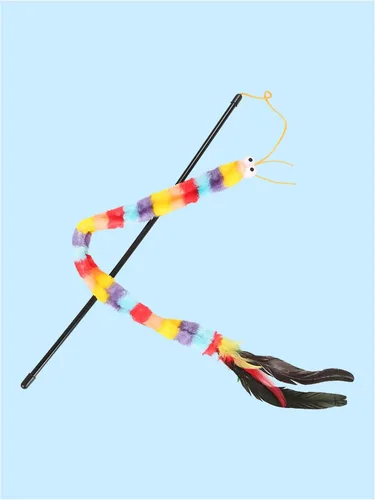 Miniatura 2 de QWINEE Juguetes de varita para gatos, juguete interactivo para gatos, juguetes para gatos de interior, juguetes interactivos para gatito