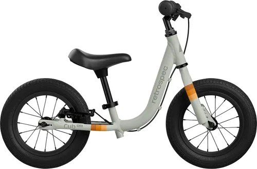 Miniatura 7 de Retrospec Cub Plus - Bicicleta de equilibrio para niños y niñas de 18 meses a 4 años, sin pedales, con marco ligero y freno en V ajustable, asiento
