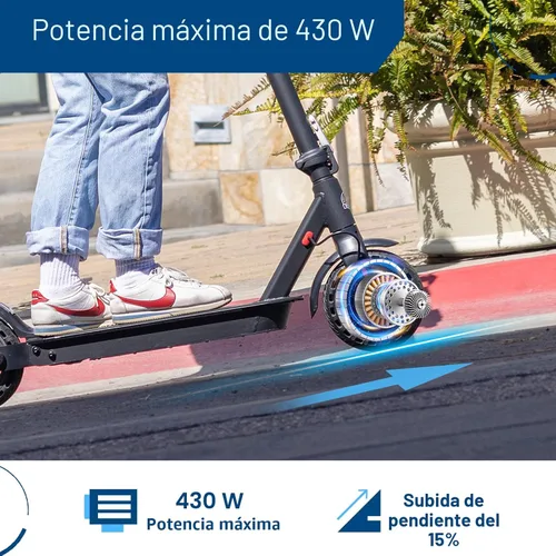 Miniatura 3 de Hiboy S2 Nova Electric Scooter for Adults, 430W Peak Power, Up to 20 Miles Long-Range & 19 MPH, High-Strength Aluminum Body, Portable Folding E