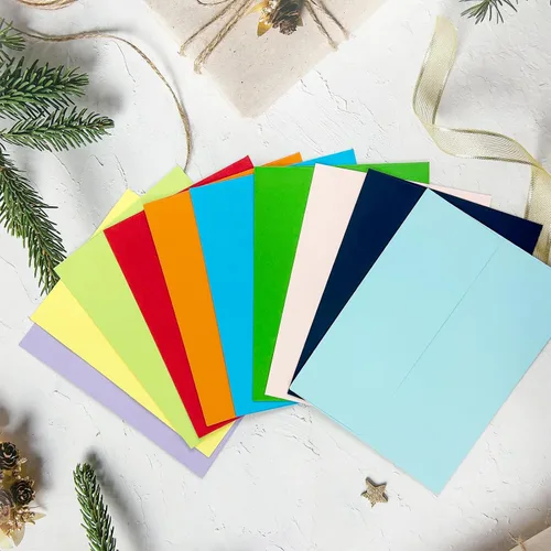 Miniatura 3 de Paquete de 50 sobres de 4 x 6 pulgadas para invitación, sobres A6 autosellantes para tarjetas, fotos, bodas, cumpleaños, fiestas, baby shower