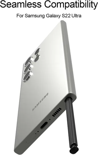 Miniatura 4 de Lápiz Táctil para Samsung Galaxy S22 Ultra 5G SM-S908, Kit de Reemplazo S Pen S22 Ultra con Sensibilidad a la Presión de 4096, Sin Bluetooth Negro