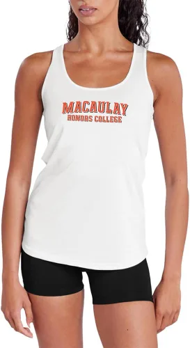 Miniatura 406 de Camiseta deportiva sin mangas oficial de NCAA Collegiate para mujer, con espalda cruzada, colección con logotipo primario