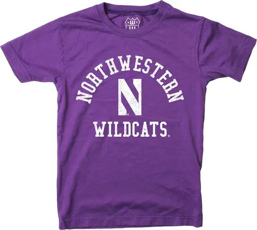 Miniatura 40 de Wes and Willy Camiseta de algodón orgánico de manga corta para niños de la NCAA rutgers scarlet knights rojo